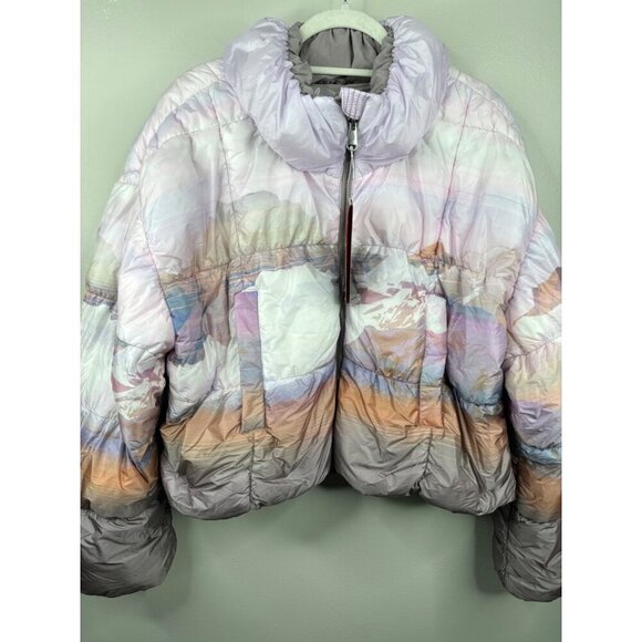 Free People Movement In A Bubble Shine Jacket Aurora Shine Combo NWT Size L - Picture 6 of 8